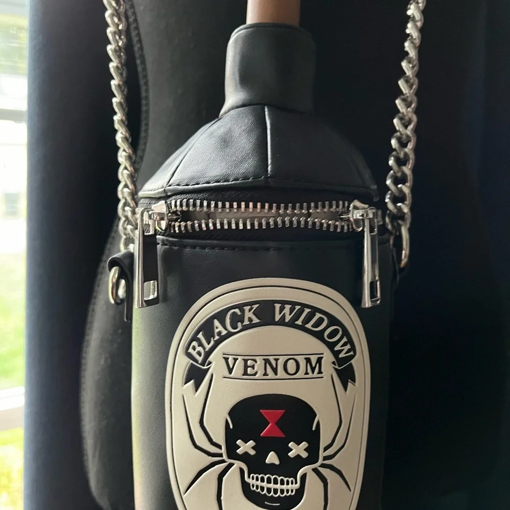 Fine by me, Halloween handbag, black widow venom bag   just perfect for Hallowee - Picture 6 of 7